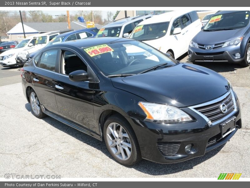 Super Black / Charcoal 2013 Nissan Sentra SR