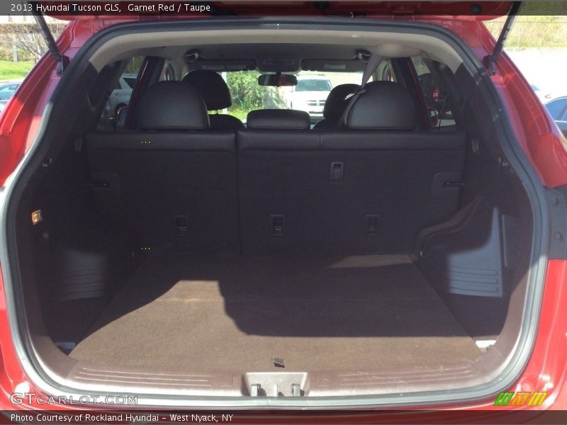 Garnet Red / Taupe 2013 Hyundai Tucson GLS