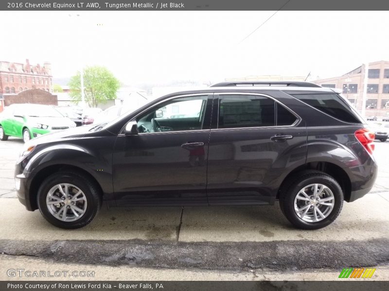 Tungsten Metallic / Jet Black 2016 Chevrolet Equinox LT AWD