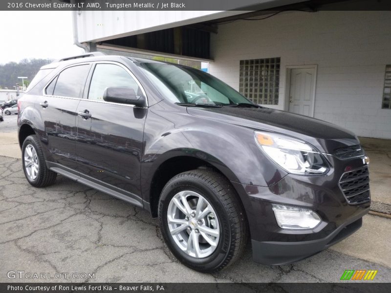 Tungsten Metallic / Jet Black 2016 Chevrolet Equinox LT AWD