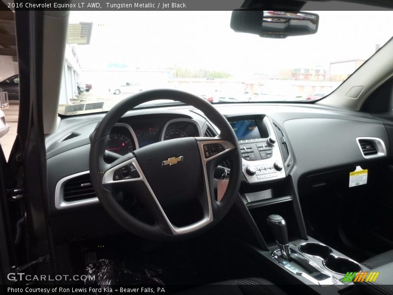Tungsten Metallic / Jet Black 2016 Chevrolet Equinox LT AWD