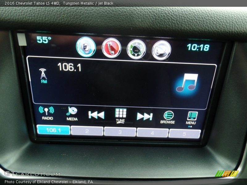 Tungsten Metallic / Jet Black 2016 Chevrolet Tahoe LS 4WD