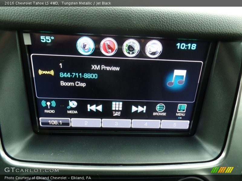 Tungsten Metallic / Jet Black 2016 Chevrolet Tahoe LS 4WD