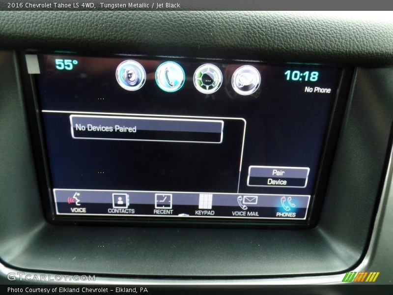 Tungsten Metallic / Jet Black 2016 Chevrolet Tahoe LS 4WD