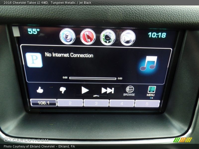 Tungsten Metallic / Jet Black 2016 Chevrolet Tahoe LS 4WD