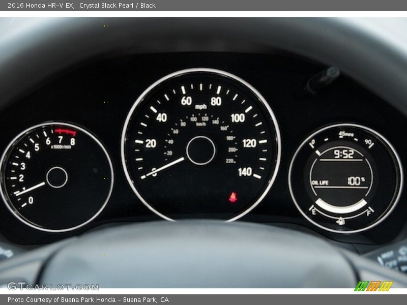 Crystal Black Pearl / Black 2016 Honda HR-V EX