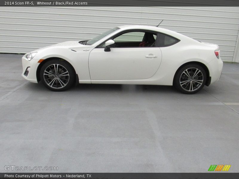 Whiteout / Black/Red Accents 2014 Scion FR-S