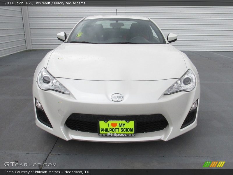 Whiteout / Black/Red Accents 2014 Scion FR-S