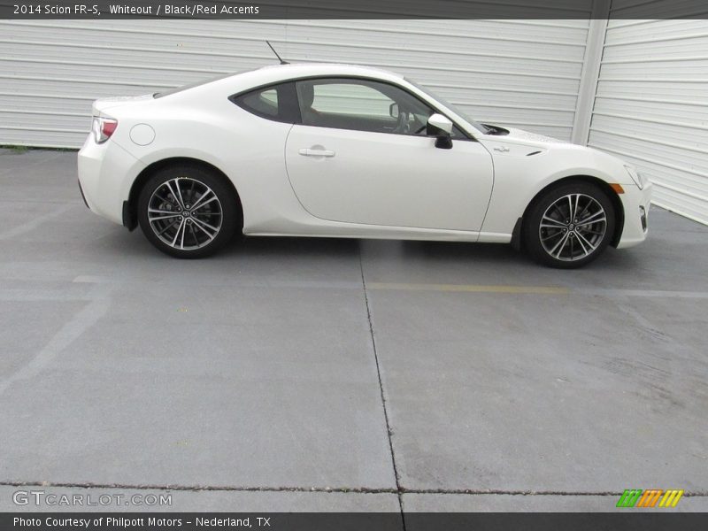 Whiteout / Black/Red Accents 2014 Scion FR-S