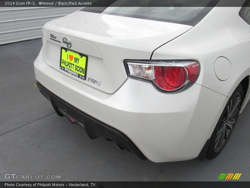 Whiteout / Black/Red Accents 2014 Scion FR-S