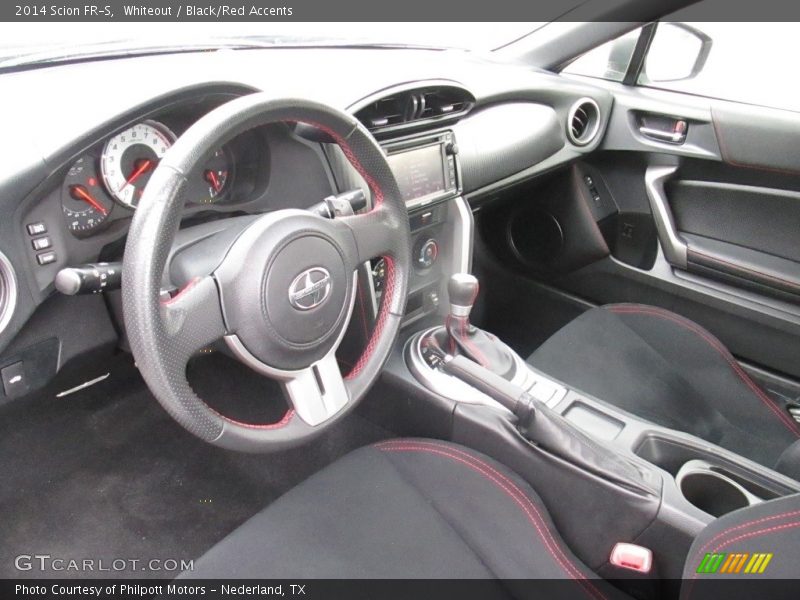 Whiteout / Black/Red Accents 2014 Scion FR-S