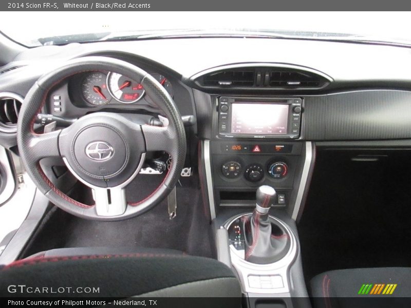 Whiteout / Black/Red Accents 2014 Scion FR-S