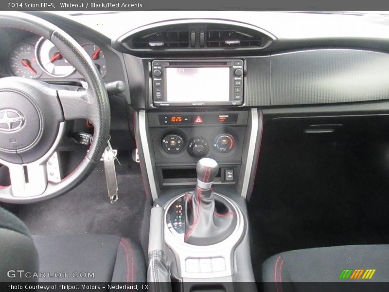 Whiteout / Black/Red Accents 2014 Scion FR-S
