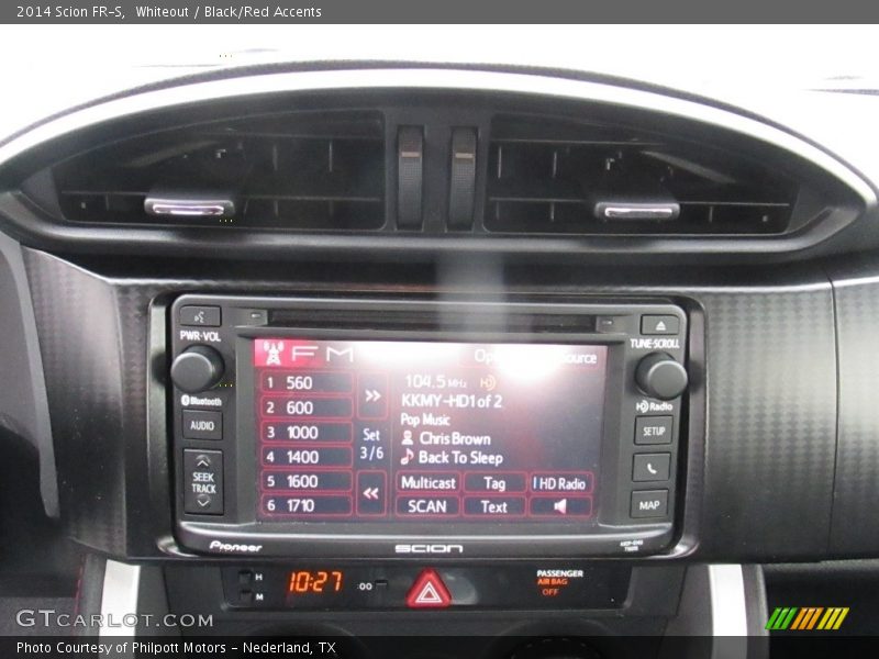 Whiteout / Black/Red Accents 2014 Scion FR-S