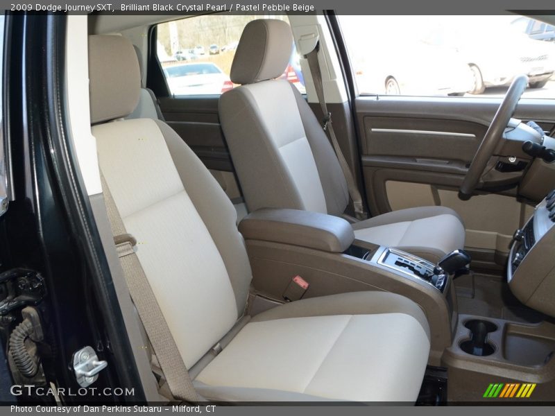 Brilliant Black Crystal Pearl / Pastel Pebble Beige 2009 Dodge Journey SXT