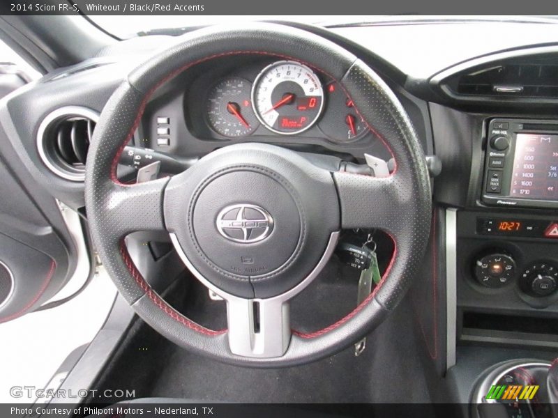 Whiteout / Black/Red Accents 2014 Scion FR-S