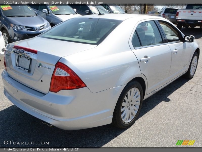 Ingot Silver Metallic / Medium Light Stone 2011 Ford Fusion Hybrid