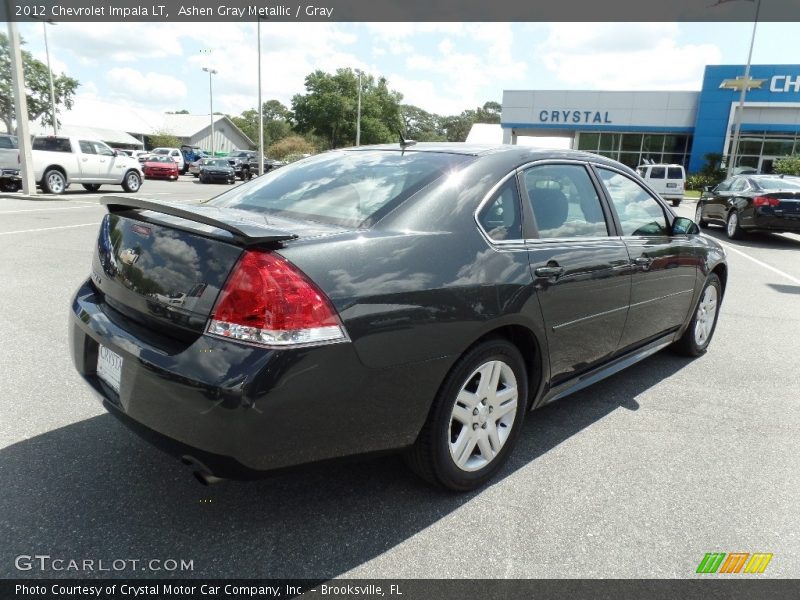 Ashen Gray Metallic / Gray 2012 Chevrolet Impala LT
