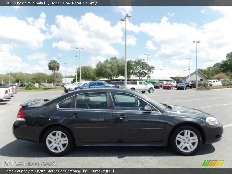 Ashen Gray Metallic / Gray 2012 Chevrolet Impala LT