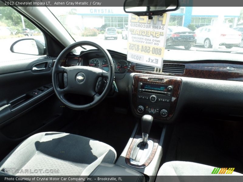 Ashen Gray Metallic / Gray 2012 Chevrolet Impala LT