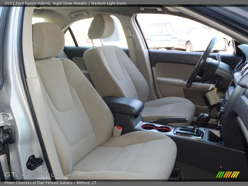 Ingot Silver Metallic / Medium Light Stone 2011 Ford Fusion Hybrid