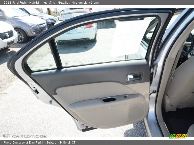 Ingot Silver Metallic / Medium Light Stone 2011 Ford Fusion Hybrid