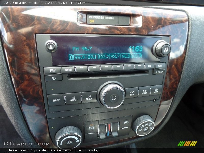 Ashen Gray Metallic / Gray 2012 Chevrolet Impala LT