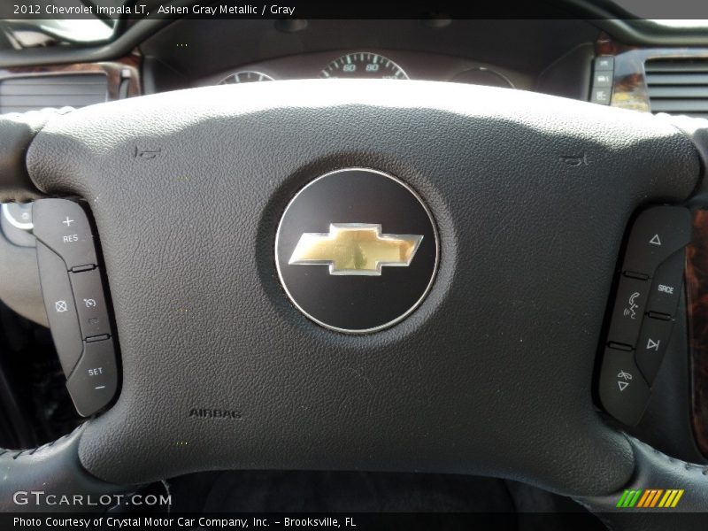 Ashen Gray Metallic / Gray 2012 Chevrolet Impala LT
