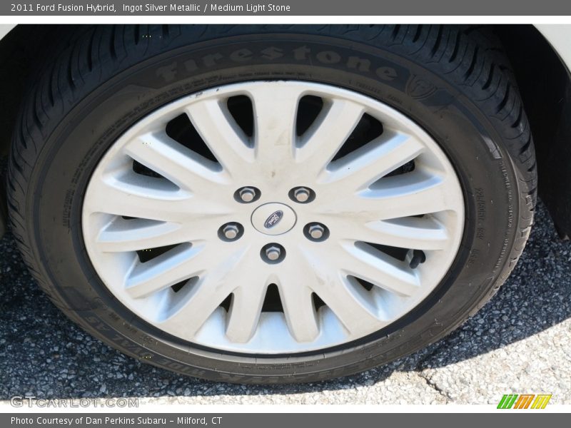 Ingot Silver Metallic / Medium Light Stone 2011 Ford Fusion Hybrid