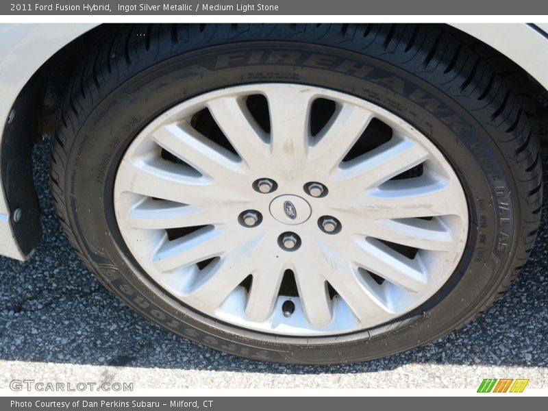 Ingot Silver Metallic / Medium Light Stone 2011 Ford Fusion Hybrid