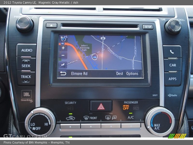 Magnetic Gray Metallic / Ash 2012 Toyota Camry LE