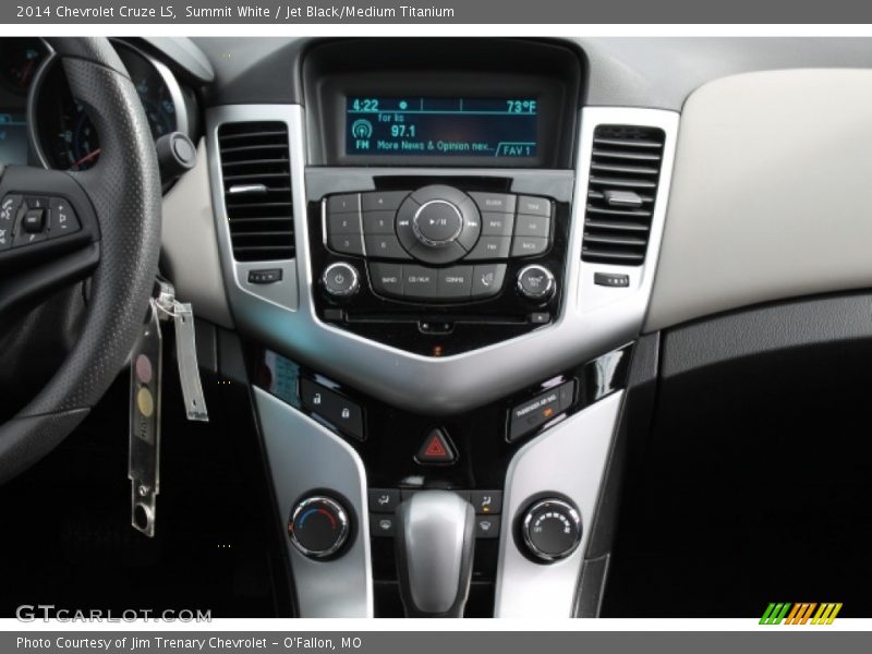 Summit White / Jet Black/Medium Titanium 2014 Chevrolet Cruze LS