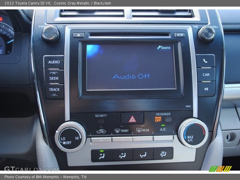 Cosmic Gray Metallic / Black/Ash 2013 Toyota Camry SE V6