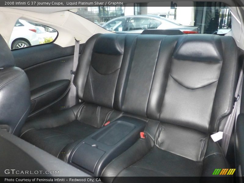Liquid Platinum Silver / Graphite 2008 Infiniti G 37 Journey Coupe