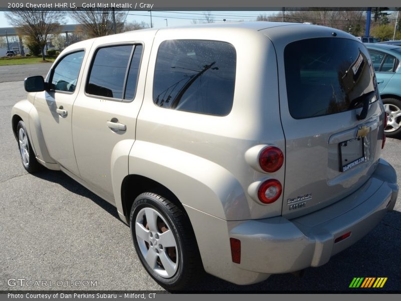 Gold Mist Metallic / Gray 2009 Chevrolet HHR LS
