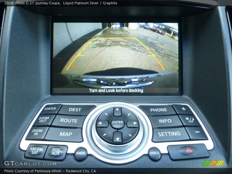 Liquid Platinum Silver / Graphite 2008 Infiniti G 37 Journey Coupe