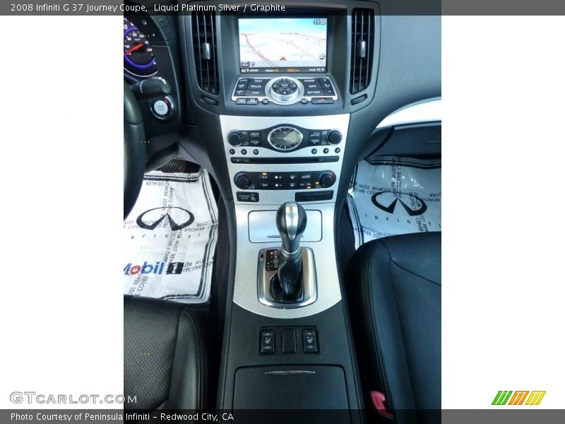 Liquid Platinum Silver / Graphite 2008 Infiniti G 37 Journey Coupe