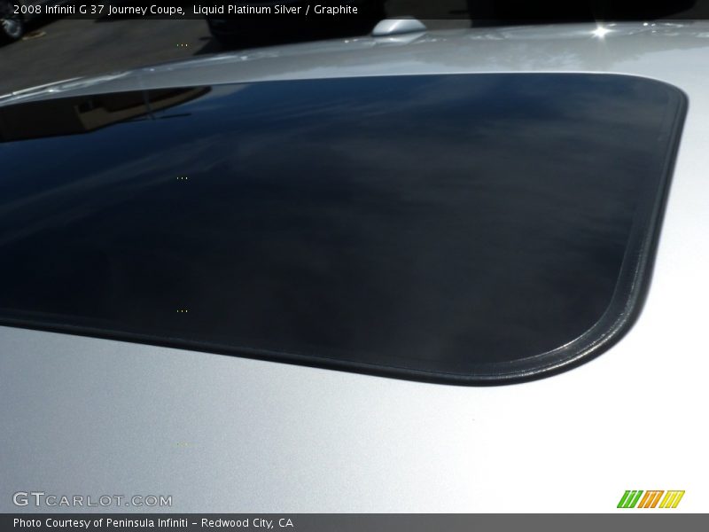 Liquid Platinum Silver / Graphite 2008 Infiniti G 37 Journey Coupe