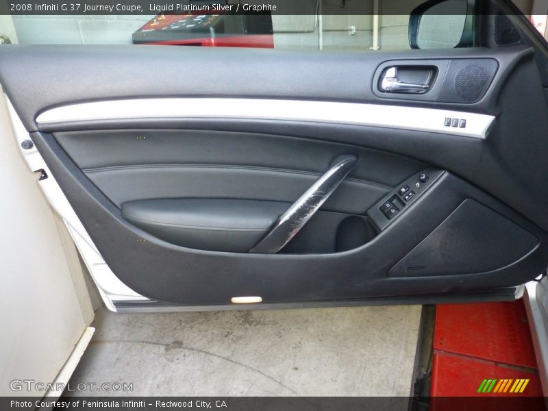 Liquid Platinum Silver / Graphite 2008 Infiniti G 37 Journey Coupe