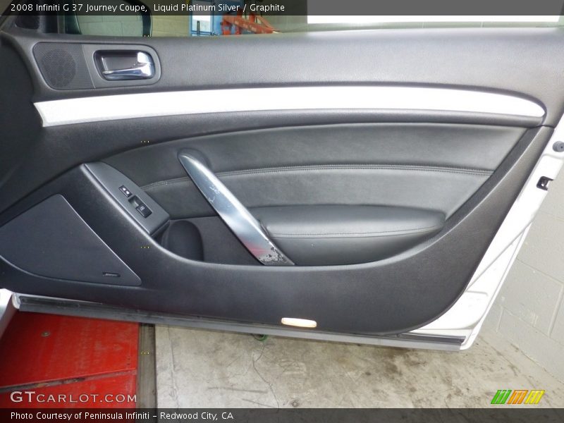 Liquid Platinum Silver / Graphite 2008 Infiniti G 37 Journey Coupe