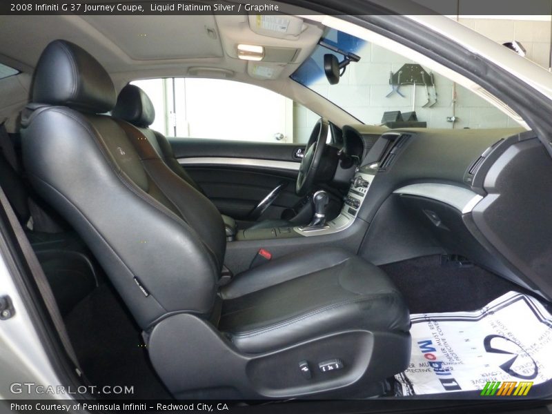 Liquid Platinum Silver / Graphite 2008 Infiniti G 37 Journey Coupe