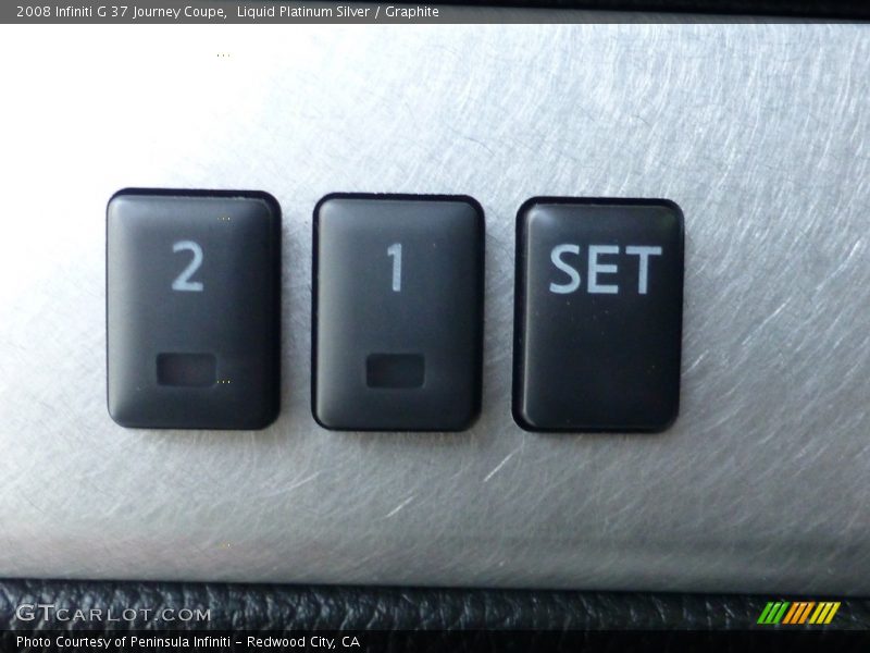 Liquid Platinum Silver / Graphite 2008 Infiniti G 37 Journey Coupe
