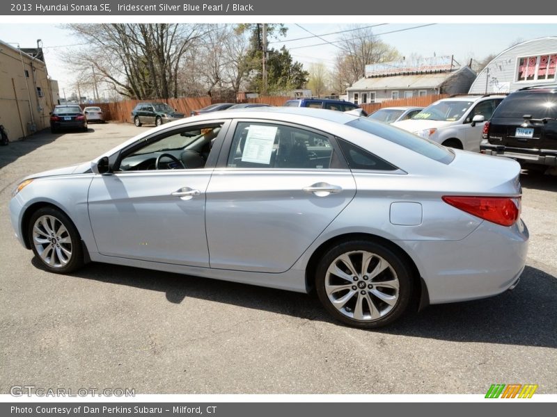 Iridescent Silver Blue Pearl / Black 2013 Hyundai Sonata SE