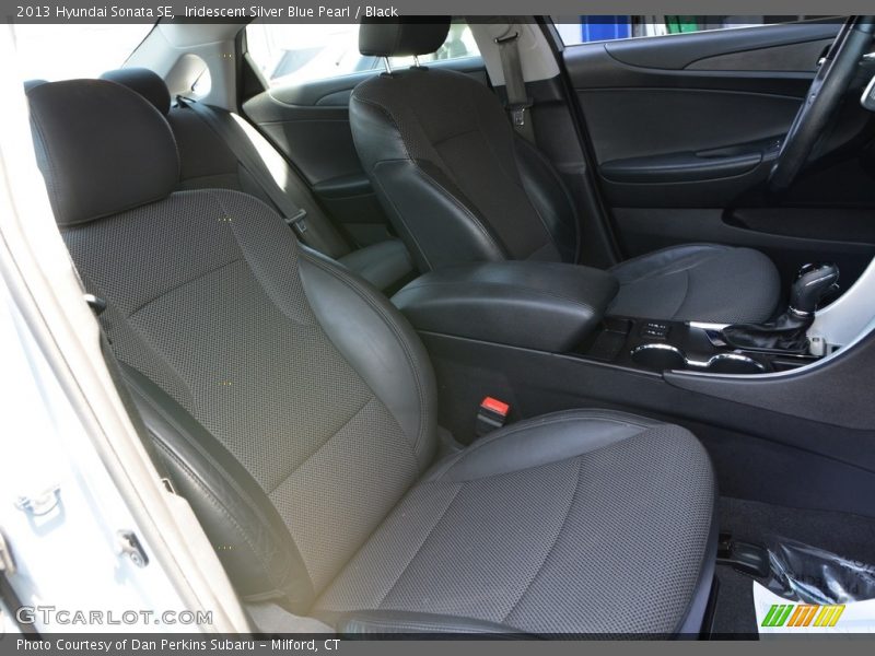 Iridescent Silver Blue Pearl / Black 2013 Hyundai Sonata SE