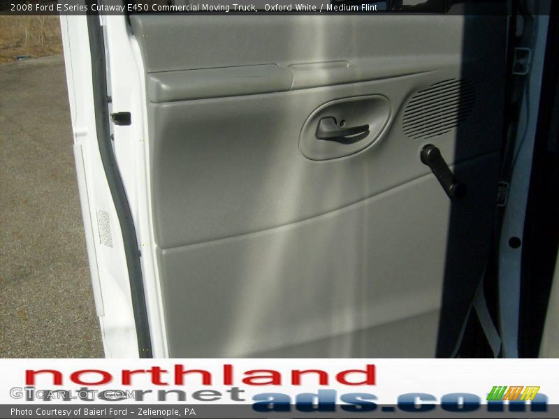 Oxford White / Medium Flint 2008 Ford E Series Cutaway E450 Commercial Moving Truck