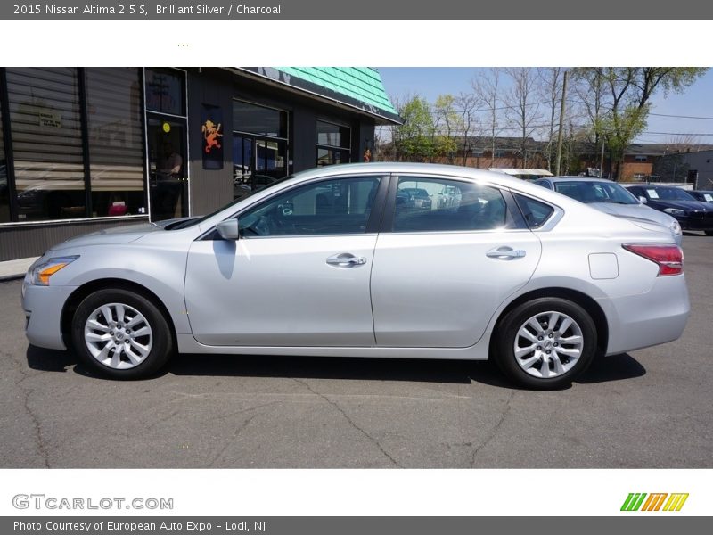 Brilliant Silver / Charcoal 2015 Nissan Altima 2.5 S