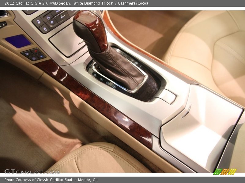White Diamond Tricoat / Cashmere/Cocoa 2012 Cadillac CTS 4 3.6 AWD Sedan