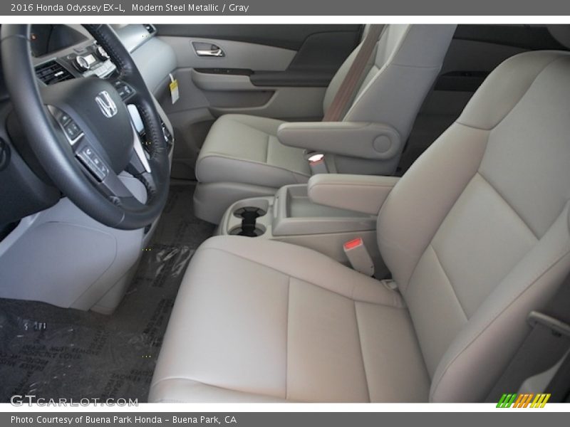 Modern Steel Metallic / Gray 2016 Honda Odyssey EX-L