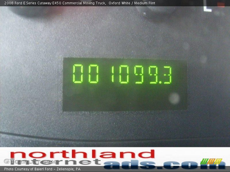Oxford White / Medium Flint 2008 Ford E Series Cutaway E450 Commercial Moving Truck