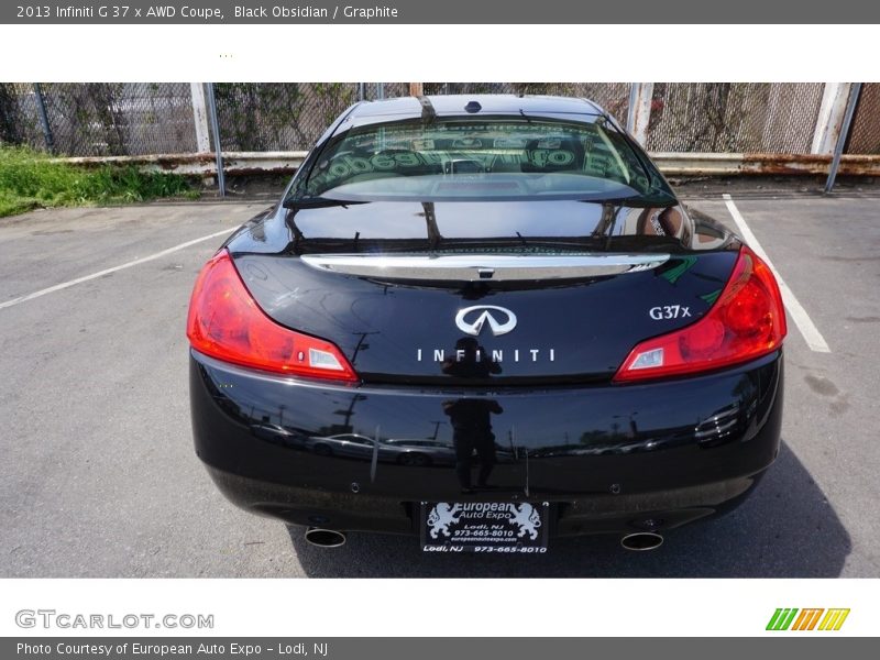 Black Obsidian / Graphite 2013 Infiniti G 37 x AWD Coupe